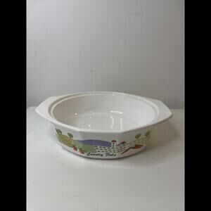 Mikasa Fire & Ice Country Field Farm House 6” Casserole Dish